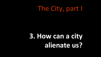 The city - Hopper v. Manet