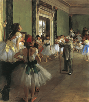 Edgar Degas, The Dancing Class, 1873-86 