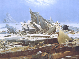 Caspar David Friedrich, The Sea of Ice, 1823â€“1824