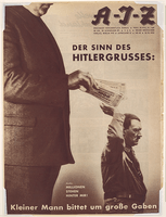 John Heartfield, Hitler salute, 1932 
