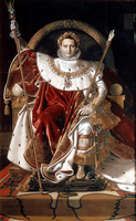 Jean Auguste Dominique Ingres, Napoleon I on his Imperial Throne, 1806 