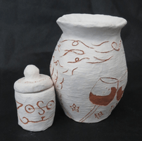 Link Fashan, engraved clay vessel, Fall 2017