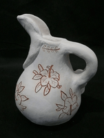 Shannon Trainer, clay vessel, Spring 2018