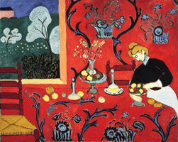 Henri Matisse, The Dessert: Harmony in Red (The Red Room), 1908
