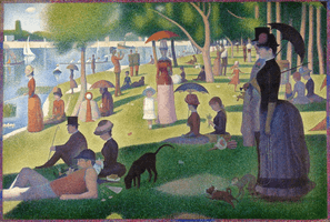 Georges-Pierre Seurat, A Sunday Afternoon on the Island of La Grande Jatte, 1884â€“1886