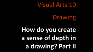 Art 10 drawing for depth presentation II