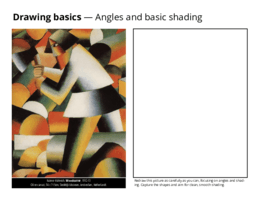 Drawing basics - angles and basic shading