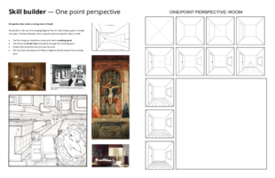 One point perspective
