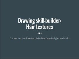 Skill-builder: Hair texture