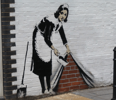 Banksy, Maid in London, 2007