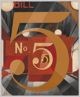Demuth, I Saw the Figure 5 in Gold, 1928 