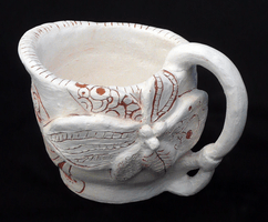 Fatma Sarhan, Engraved clay vessel, Spring 2014