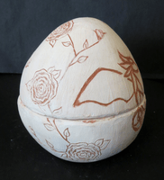 Myiah Mago, Engraved clay vessel, Fall 2015