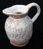 Rachel Church, Engraved clay vessel, Spring 2013