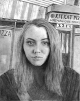 Zoe Bartel, Self-portrait, Spring 2016