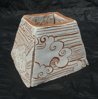 Sabrina Ashik, engraved clay vessel, Spring 2017