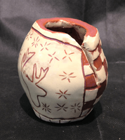 Sarah Nyazungu, engraved clay vessel, Fall 2017