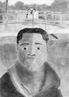 Eugene Olugu, self-portrait, Spring 2018