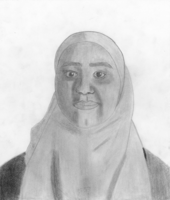 Judy Al Saghrji, self-portrait, Fall 2017