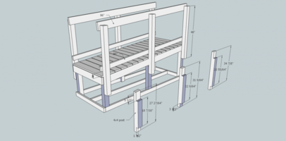 Ramp section 28-36 inches tall