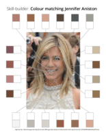 Skill-builder: Colour matching Jennifer Aniston