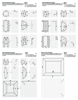 Picture frame drawing booklet