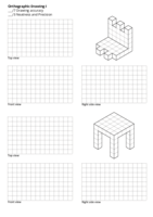 Orthographic drawing Ib