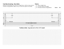 Toolbox drawing: Box sides