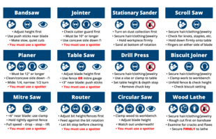 2x3 Machine safety labels